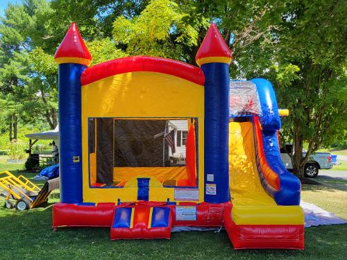 Big Red combo bounce house (wet or dry)
